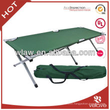 lightweight aluminum folding camping bed